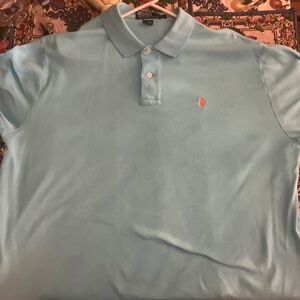 Polo Ralph Lauren light blue collared shirt